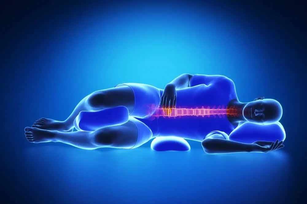 sleeping with SI joint pain